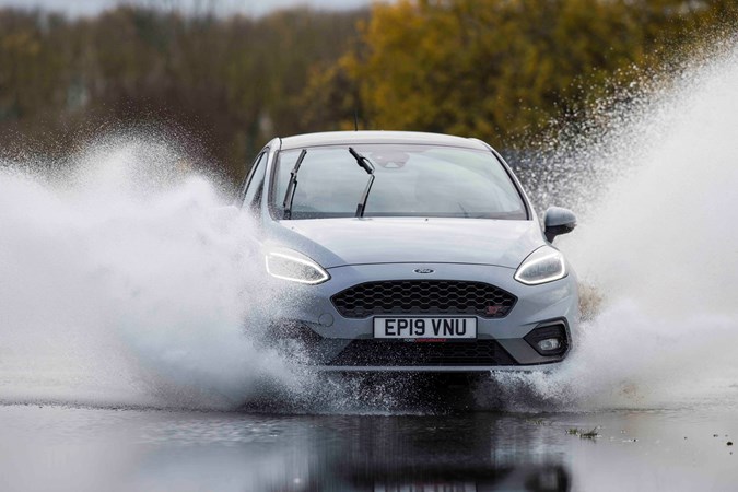 Ford Fiesta ST water splash 