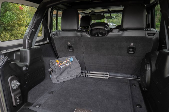 Wrangler Unlimited boot space