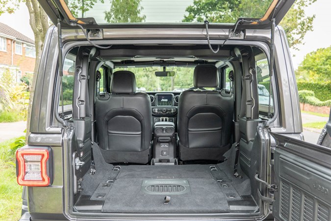 2018 Jeep Wrangler two door with rear seat removed