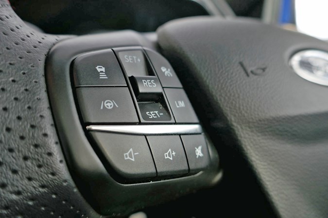 Ford Focus ST Line X adaptive cruise control switches