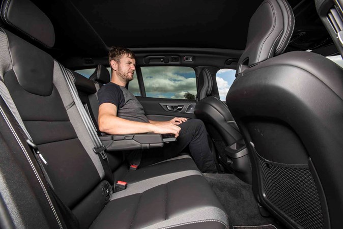 2020 Volvo V60 back seat space