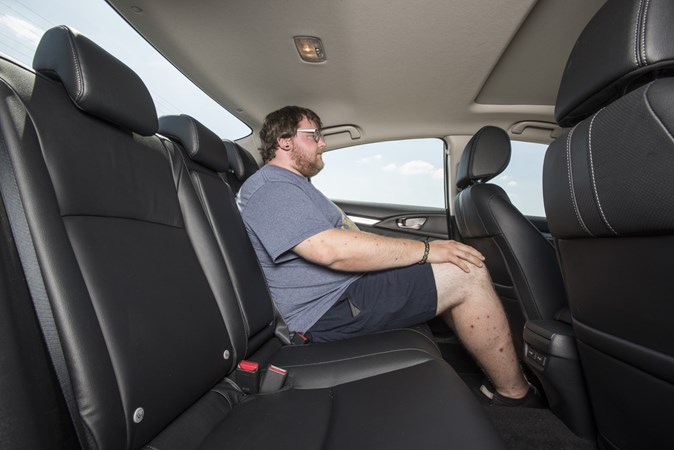 2019 Honda Civic Saloon rear seats