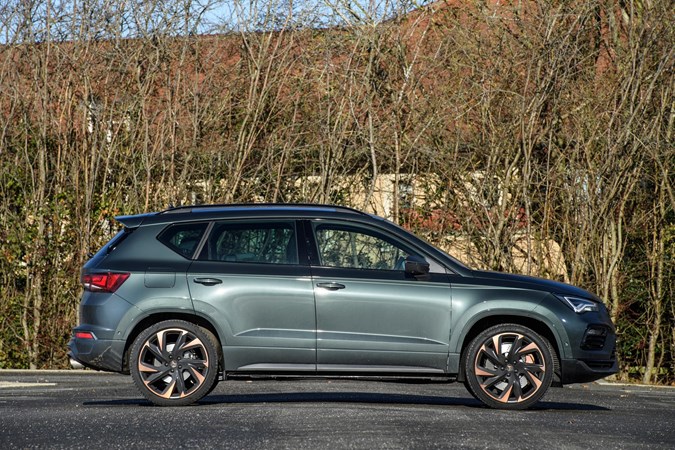 The Ateca is officially grey, but looks green.