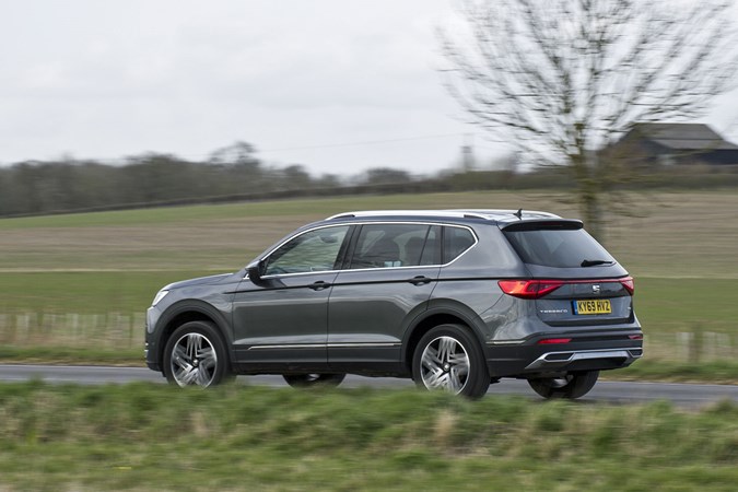 SEAT Tarraco long-term test review - rear view, driving