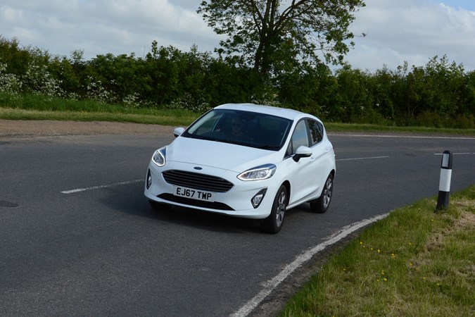 Ford Fiesta front driving