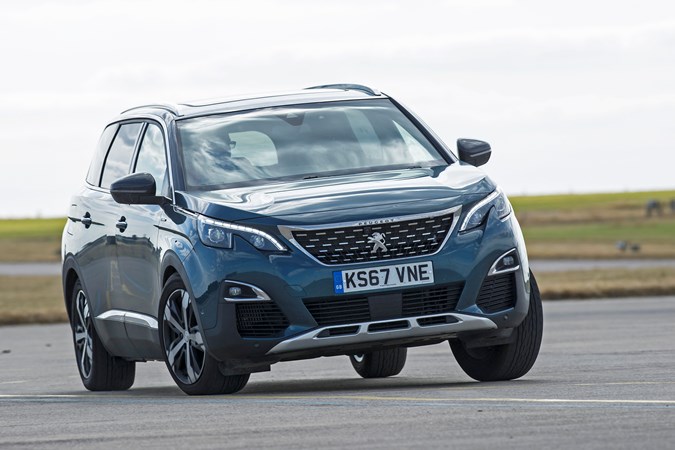 Peugeot 5008 at Parkers' 2018 Cheap Fast Cars test day