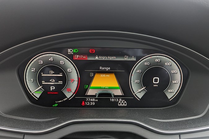 Audi Q5 long-term report: range indicator, black trim