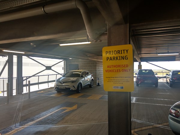 Toyota C-HR as an airport accomplice