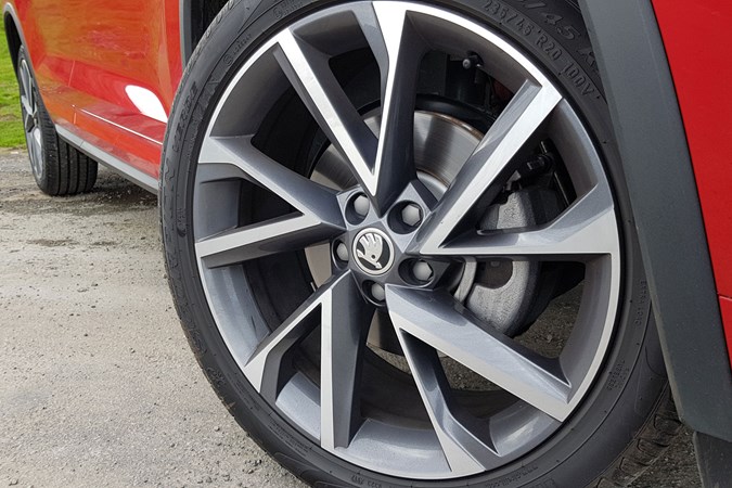 Skoda Kodiaq Sportline wheel