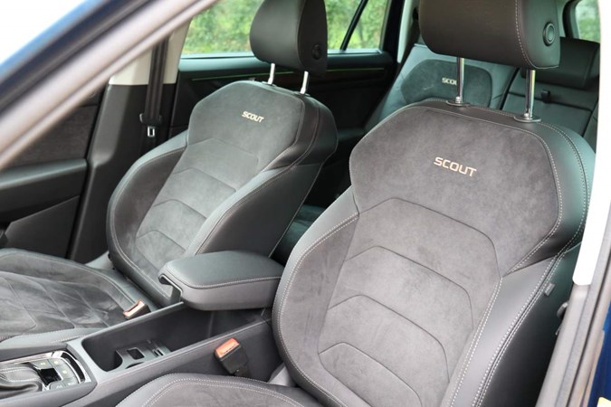 Skoda Kodiaq Scout seats