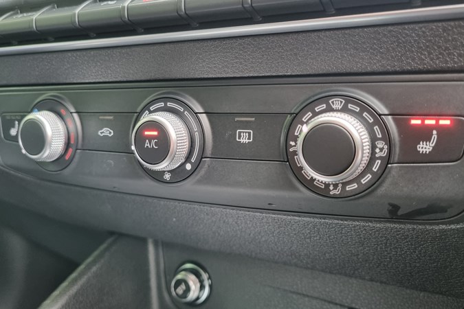Audi Q2 long-term heater controls