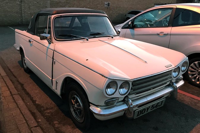 This is a convertible that might cause you to worry about safety - Triumph Vitesse