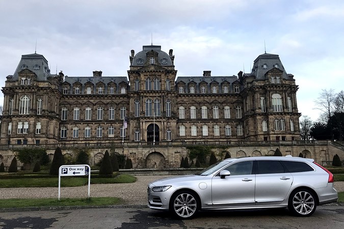 Volvo V90 at Bowes Museum
