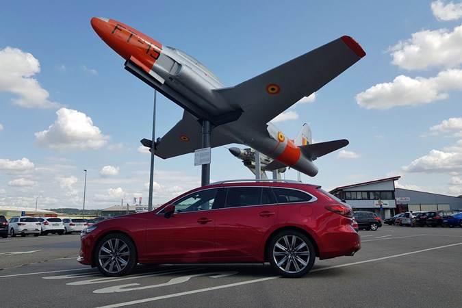 Mazda 6 Tourer long-term review (2018-2019) - outside Auto & Technik Museum Sinsheim