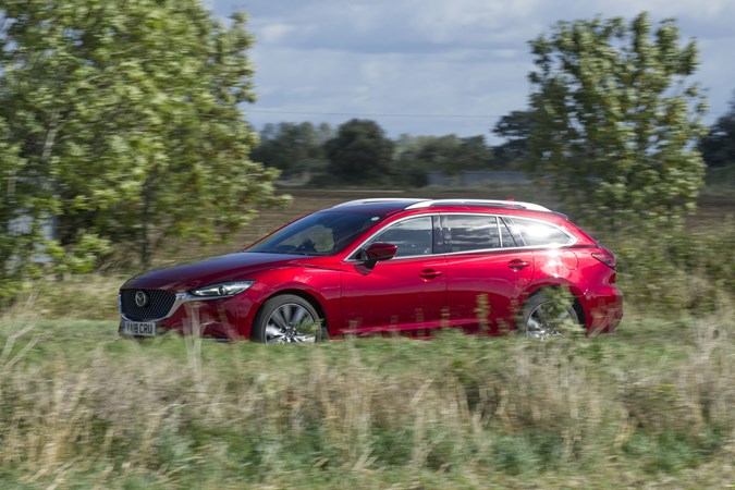 Mazda 6 Tourer long-term test review - front view, driving, Soul Red