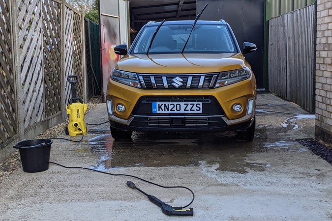 A final wash for the much loved Suzuki Vitara SUV