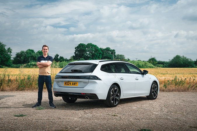 James with his Peugeot 508 SW