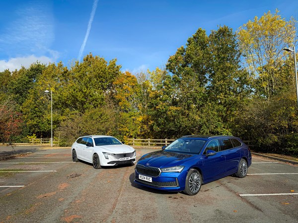 Peugeot 508 SW with the Skoda Superb Estate