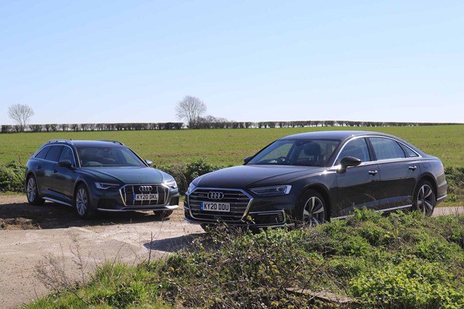 Audi A6 Allroad with Audi A8
