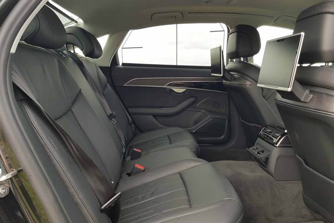 Audi A8 rear seat space