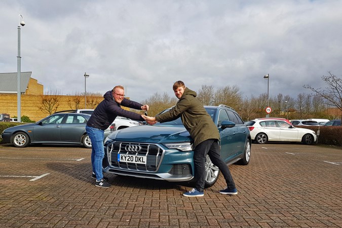 Audi A6 Allroad 2020 with Adam and Tom