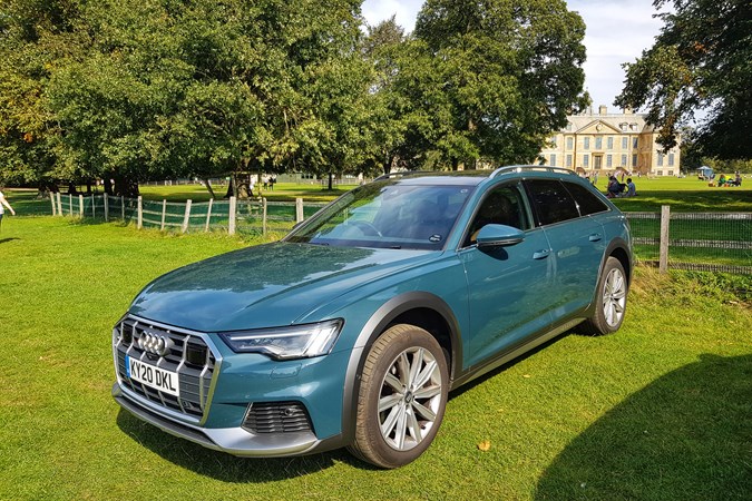 Audi A6 Allroad 2020 at a National Trust property