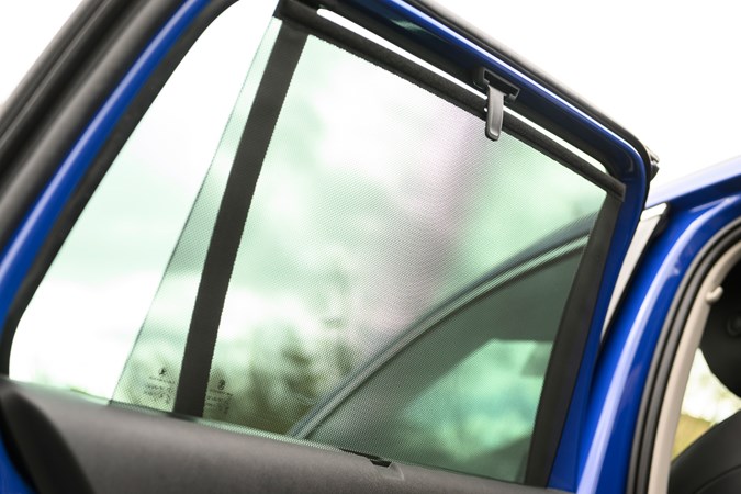 Skoda Octavia long-term test, blinds on rear side windows