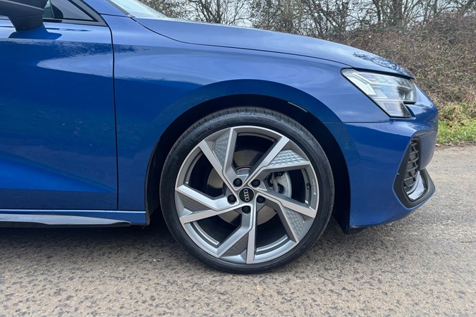 Audi A3 Saloon blue