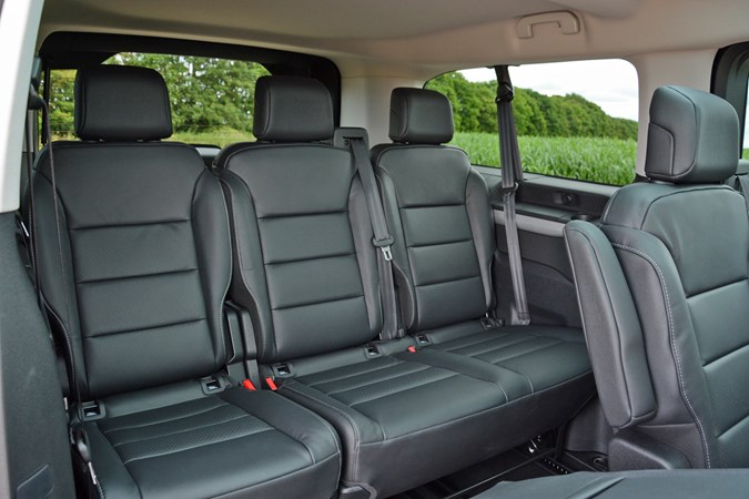 2020 Vauxhall Vivaro Life third row seats
