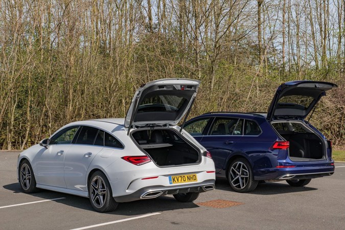 Mercedes-Benz CLA Shooting Brake and Golf Estate compared