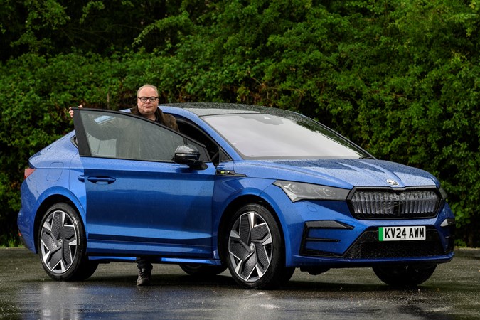 Keith Adams and his Skoda Enyaq vRS