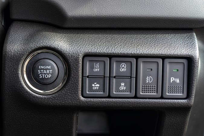Suzuki S-Cross safety tech buttons
