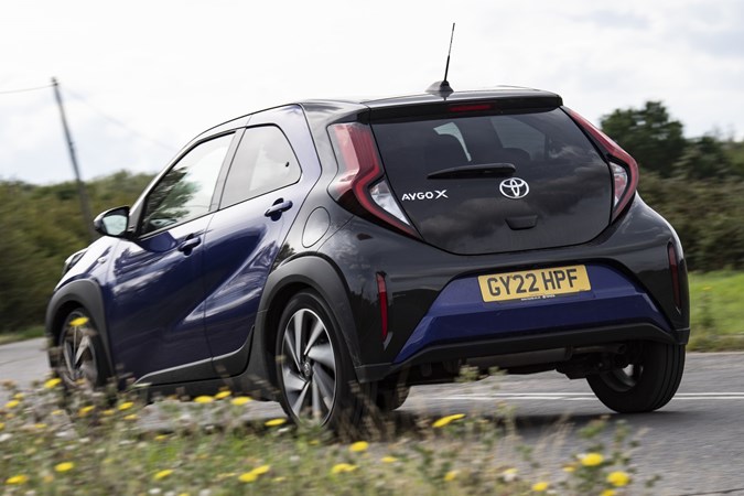 Toyota Aygo X - rear cornering