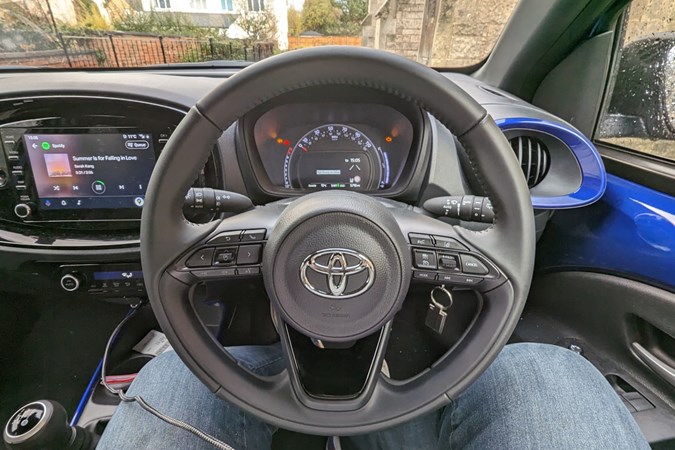 Toyota Aygo X long-termer behind the wheel