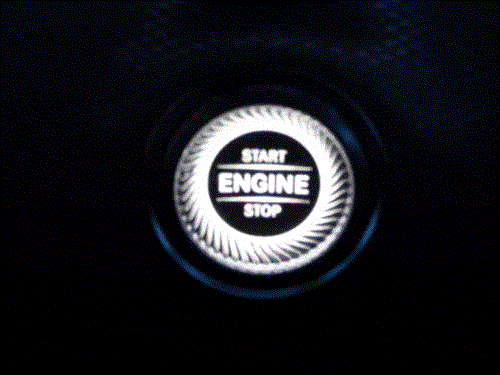 Mercedes E class starter button