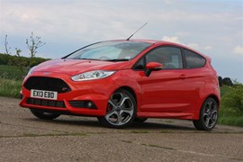 The Ford Fiesta ST.