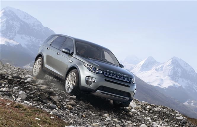 The Discovery Sport's large ground clearance lends itself to off-road driving.