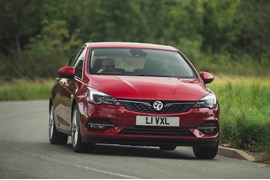 Vauxhall Astra 2019 red front driving