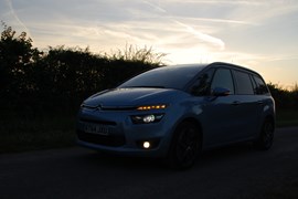 Citroen Grand C4 Picasso's distinctive light pattern make it easily recognisable at night