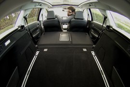 Our man Keith surveys the emptiness of the Peugeot 308 SW's loadspace