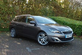 Peugeot 308 SW Feline has optional Tornado Grey paintwork at £525