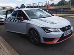 We drove an identical SEAT Leon Cupra 280 to our long-termer around Mallory Park