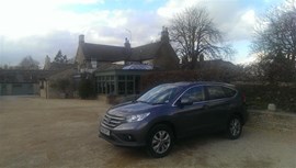 Hitting the countryside to go out to lunch in the Honda CR-V