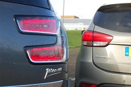 There's little debate: the Citroen Grand C4 Picasso is more distinctive than the Kia Carens