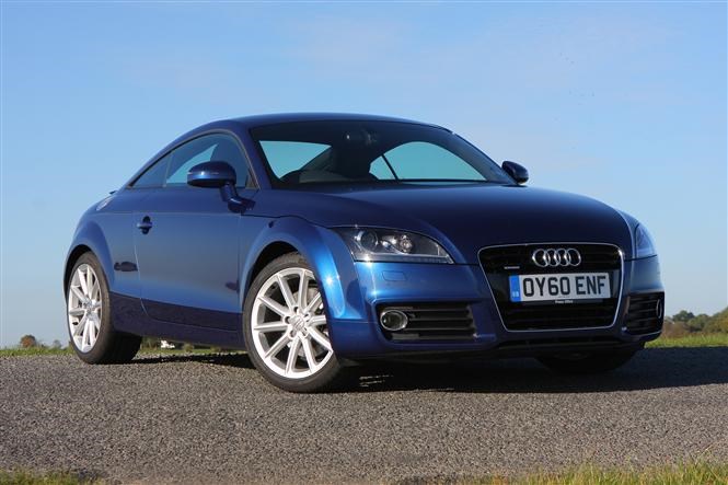 The Audi TT Coupe is available with Audi's Quattro all-wheel drive system.