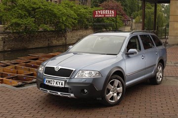 The Skoda Octavia Scout.