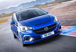 Vauxhall Corsa VXR looks mean on the move