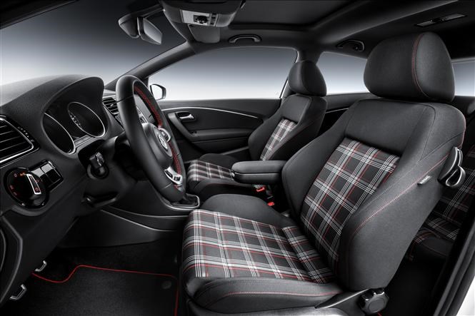 The New Polo GTI's interior.