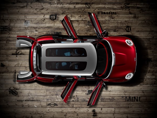 Six doors make the new MINI Clubman concept even more practical than before