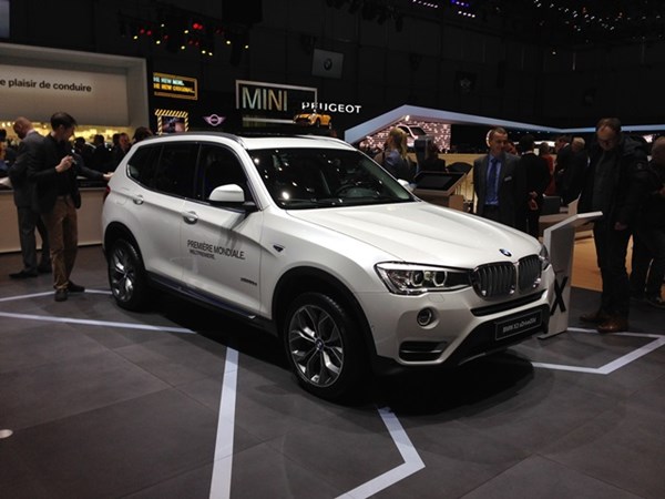 BMW X3 facelift Geneva 2014